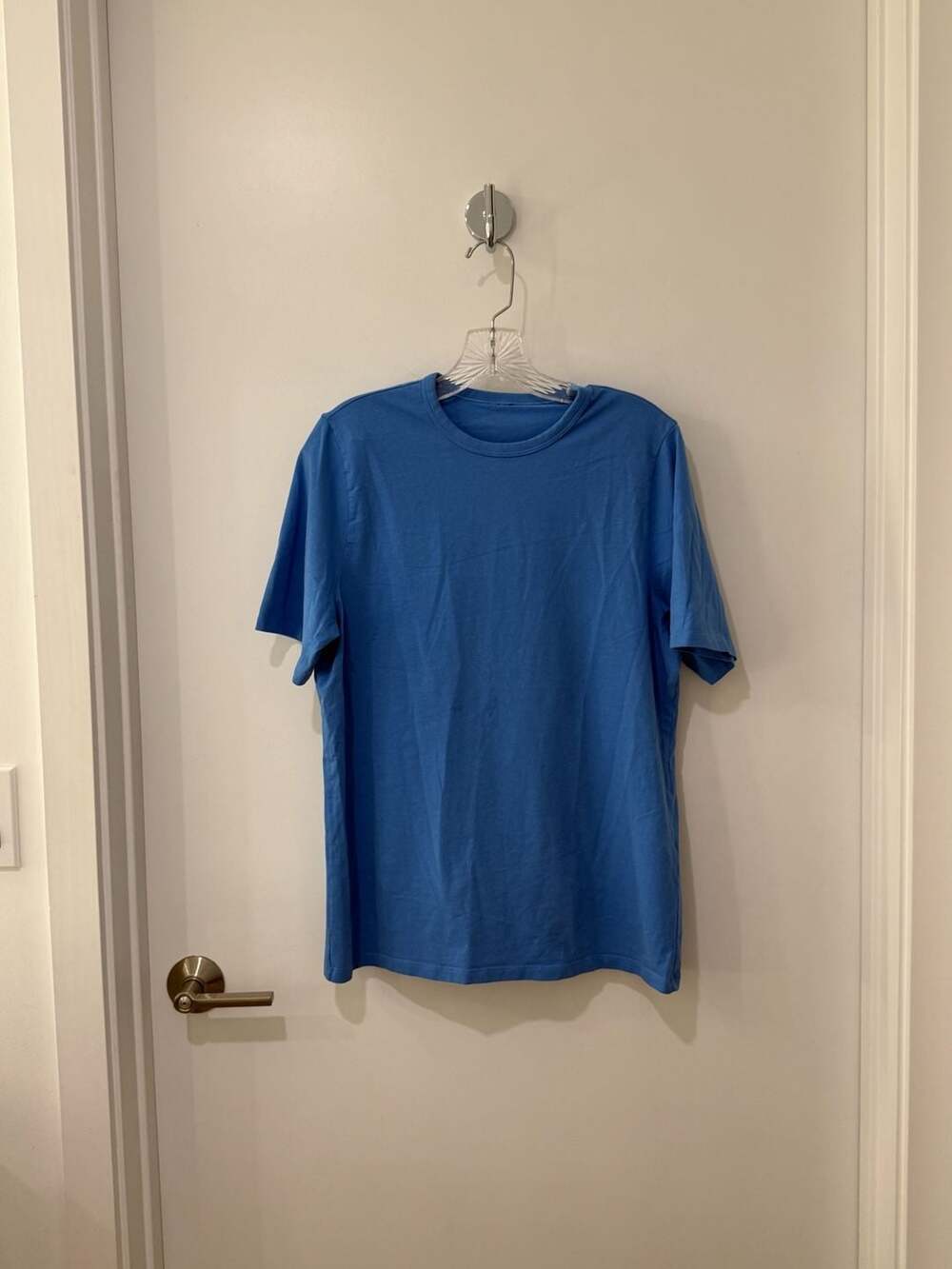Lululemon Crew Neck Short Sleeve T-Shirt Blue